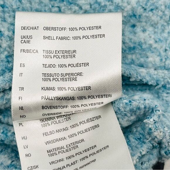 Killtec Tech Series Knit Jacket Full Zip Hooded In Blue Girls Size 10 - Picture 5 of 9